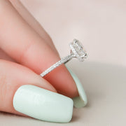 Elegant Moissanite Promise Ring